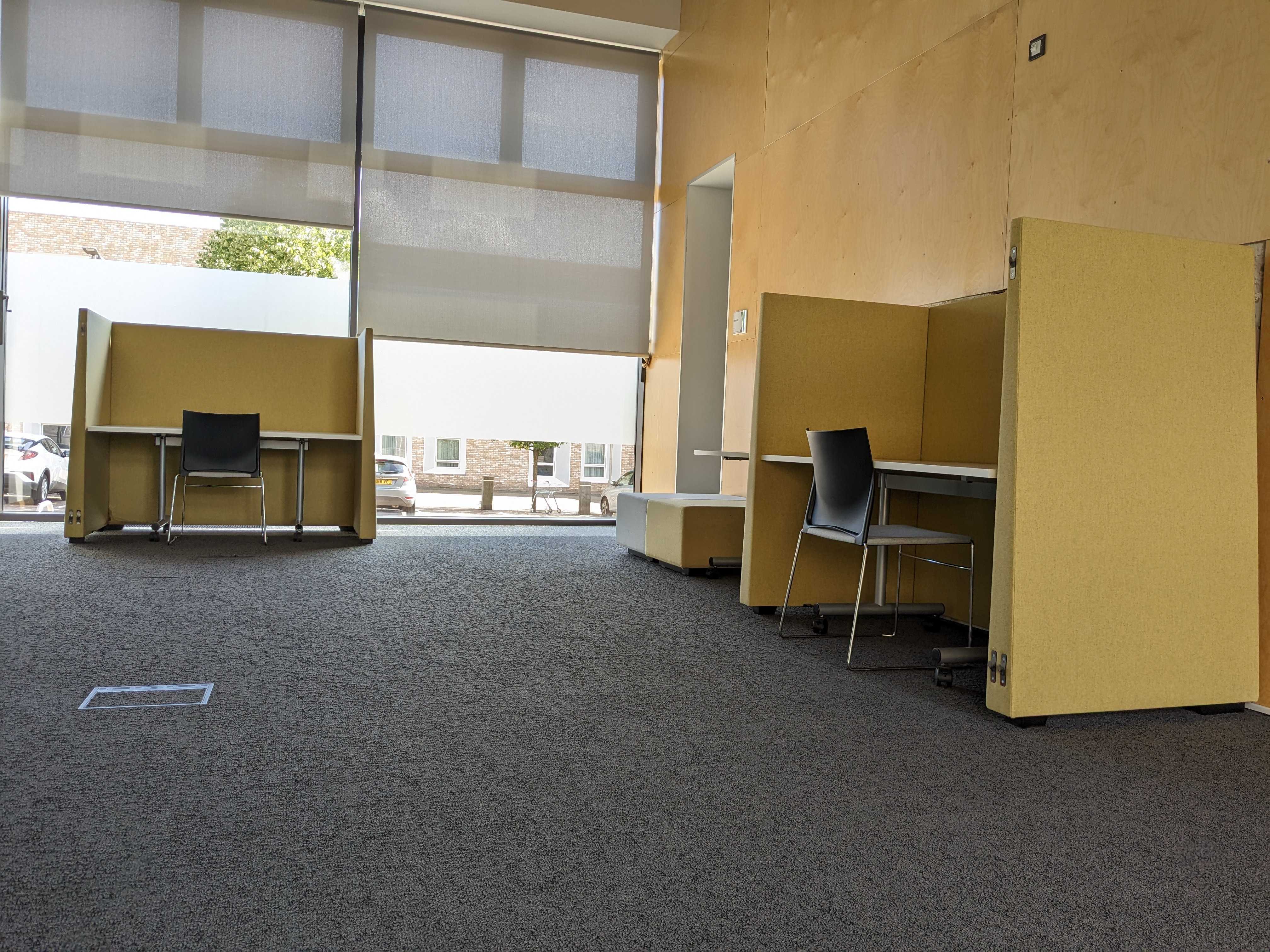 Photograph of the Eddington quiet booths