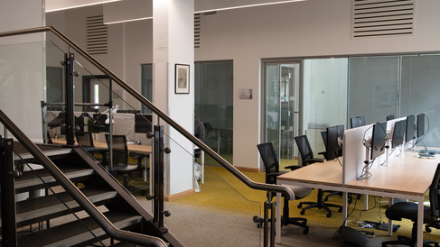Hot desking space in the Eddington Postdoc Centre