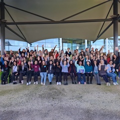 The RisingWISE cohort cheering