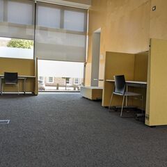 Photograph of the Eddington quiet booths